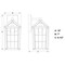 Vaxcel Gage 7-in Black Outdoor Farmhouse Wire Cage Wall Lantern, Dusk to Dawn T0589 - alternate 7